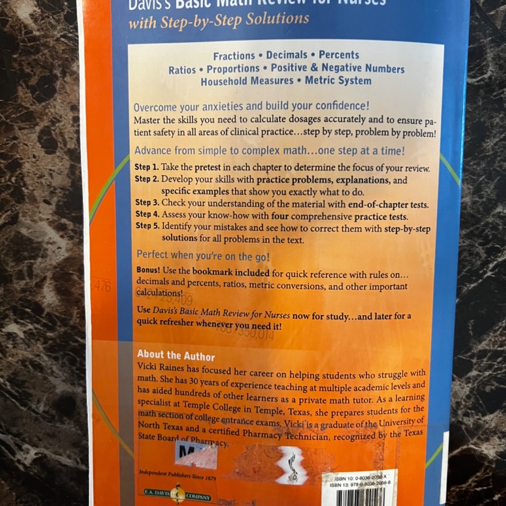 Davis’s Basic Math Review for Nurses - Picture 2 of 2